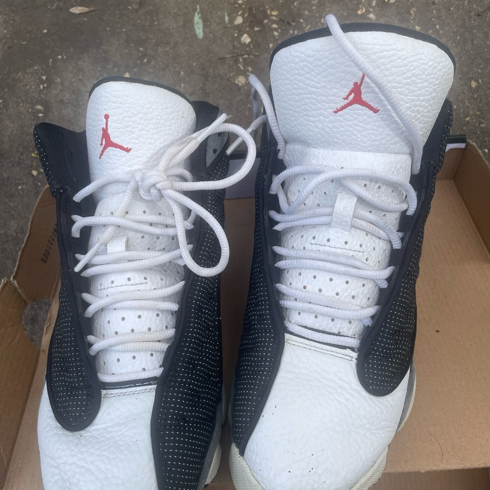 Jordan Kids Sneakers Black White Red
